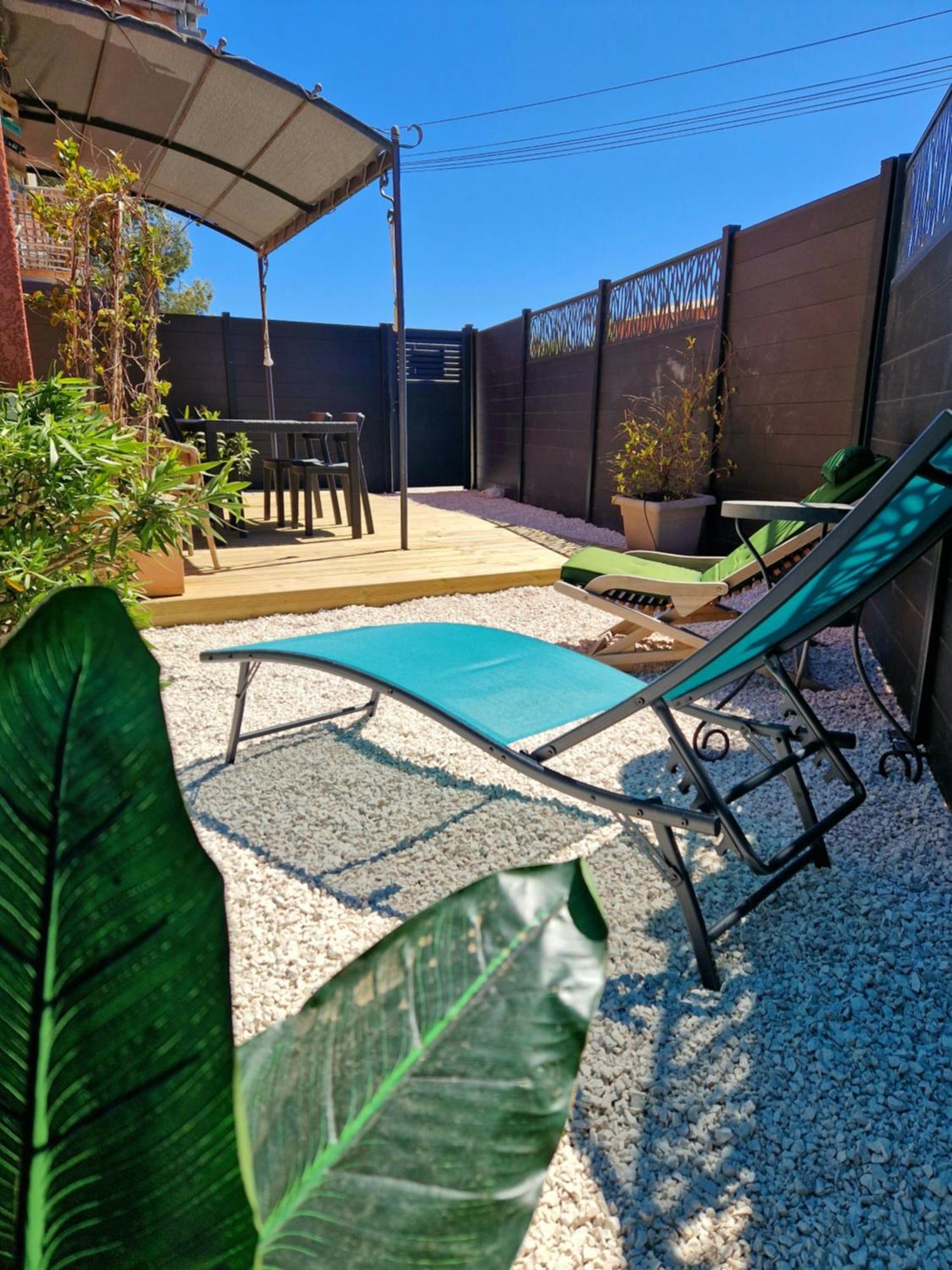 L'Instant Mer - Bord De Mer - Studio Avec Grand Jardin A La Capte Hyères Exterior foto